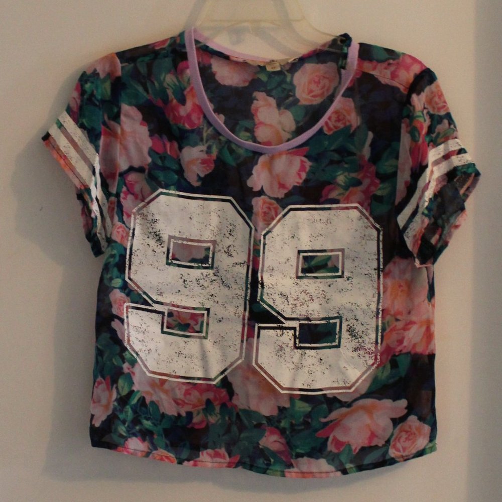 Decree Floral Jersey Top